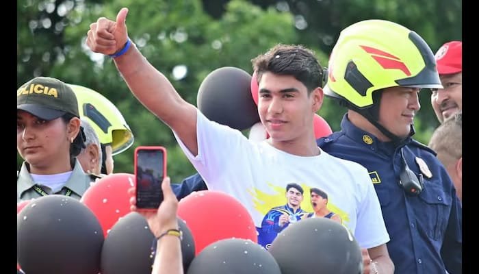 Medallista olímpico regresó como un héroe a Colombia
