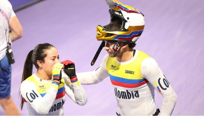 Así le fue a Colombia en el BMX de París 2024