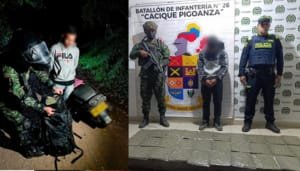 Dos personas detenidas por transportar marihuana