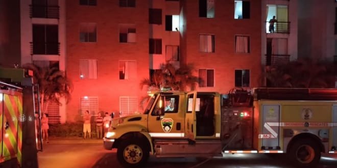 Incendio controlado en el sur de la ciudad