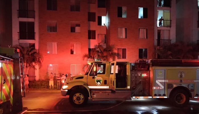Incendio controlado en el sur de la ciudad