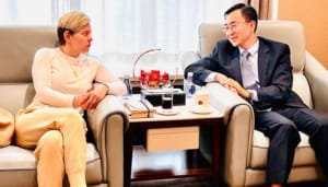 Primera Dama de visita en China