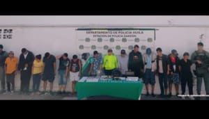 Duro golpe al microtráfico en Garzón