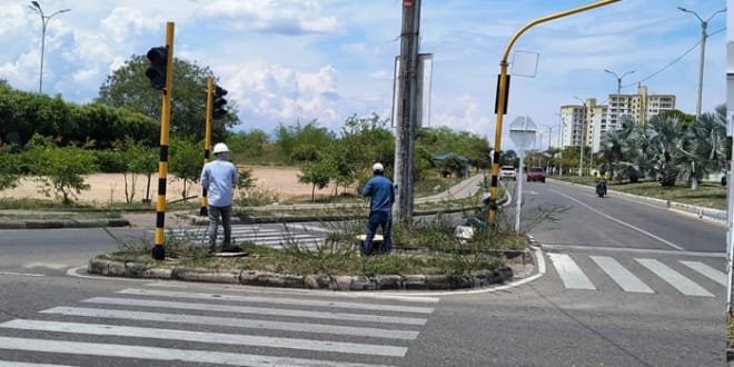 Arreglos a semáforos en el oriente de Neiva