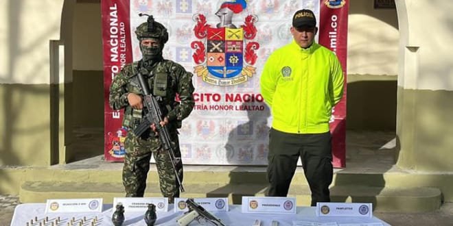 Más material de guerra incautado por las autoridades