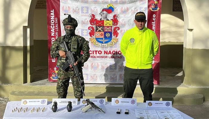 Más material de guerra incautado por las autoridades