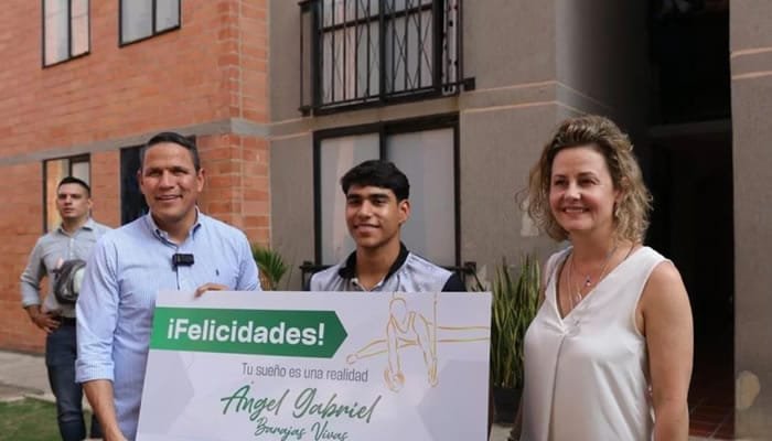 Medallista olímpico y su nueva morada