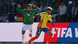 Fin de invicto de Colombia en la eliminatoria