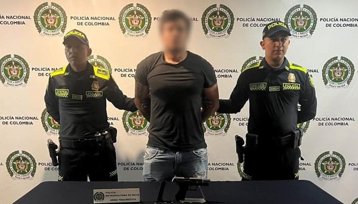 Capturado individuo con arma de fuego en su poder