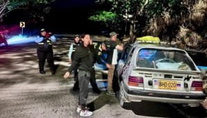 Siguen las operaciones policiales en el puente de El Quimbo