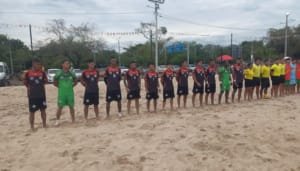 Importante victoria del Utrahuilca en el zonal de fútbol playa