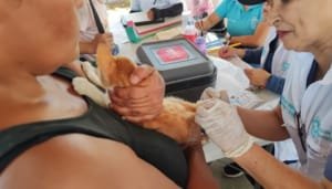 Campaña de vacunación de mascotas en la Comuna 10