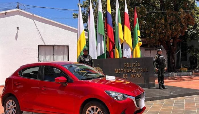 Recuperado vehículo con identificación alterada