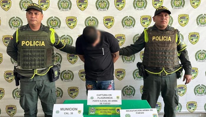 Individuo armado fue detenido en Rivera