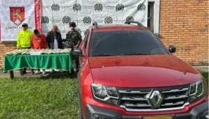 Detenido vehículo con droga en el sur del Huila