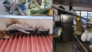 Controlado incendio en el barrio Monserrate