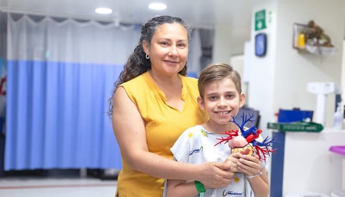 Menor suaceño y su lucha contra la cardiopatía congénita