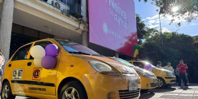Neiva lanza los Taxis Púrpura: transporte seguro para mujeres