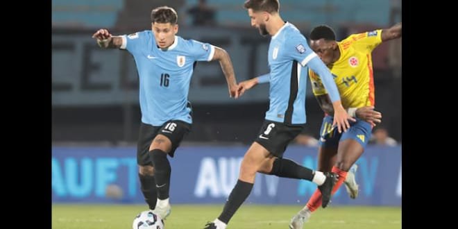 Colombia lucho pero Uruguay fue el ganador