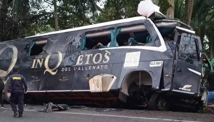 Fuerte accidente de tránsito en Antioquia