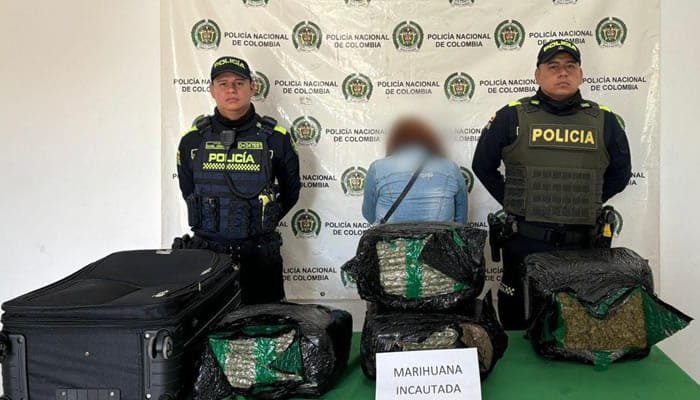 Detenida mujer con marihuana en su poder