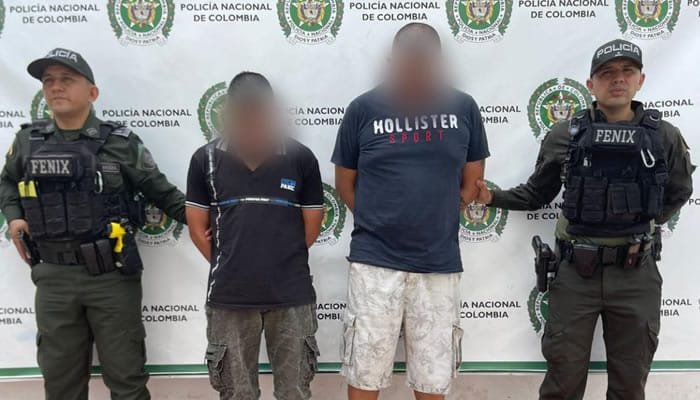 Capturadas dos personas por hurto