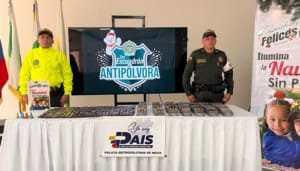 Escuadrón anti pólvora, en marcha en Neiva