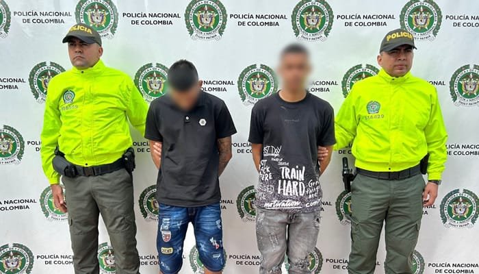 Dos criminales detenidos en Neiva