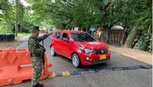Ejército presente durante el puente de reyes en el Huila
