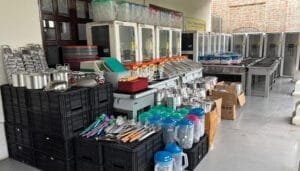 Elementos de cocina para los colegios de Garzón