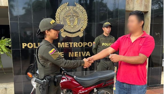 Recuperada moto que fue robada