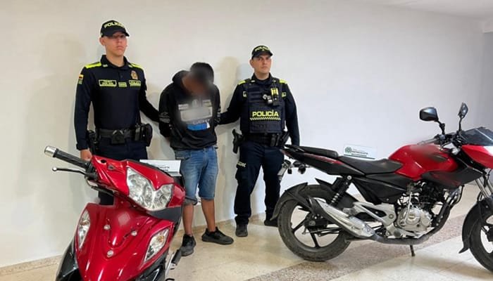 Recuperadas motos robadas