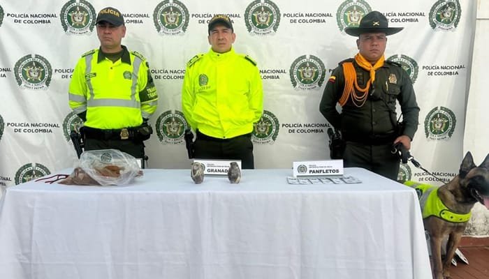 Incautada caja con material de las disidencias de las Farc