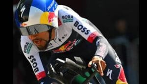 Etapa contrarreloj en el Giro: Daniel Martínez fue el mejor colombiano