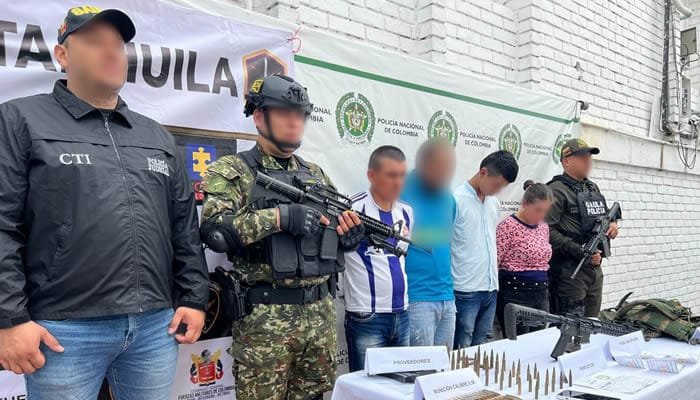 Fuerte golpe a las disidencias de las Farc en Neiva y Algeciras