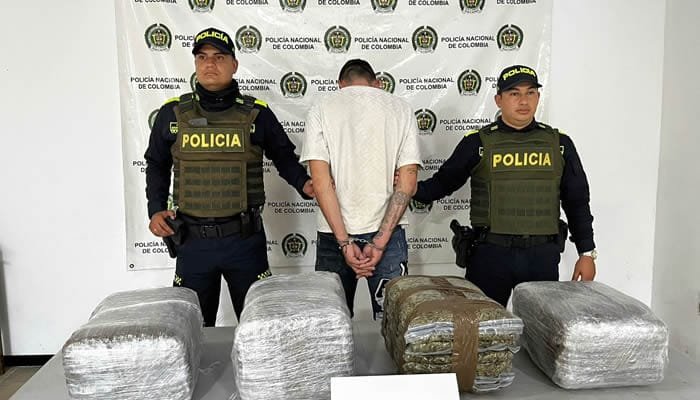 Capturado individuo con droga en la vía nacional