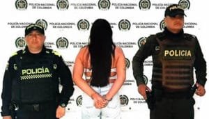 Joven capturada por tráfico de drogas