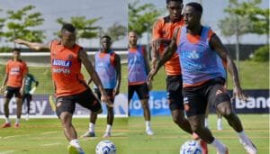 Colombia y su entrenamiento previo al juego ante Argentina