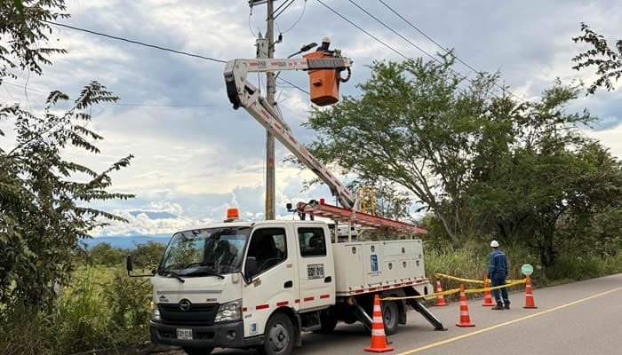 ESIP atendió falla eléctrica en zona rural