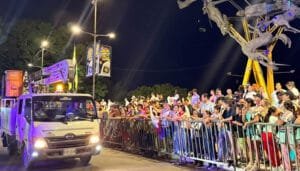 ESIP iluminó a Neiva durante el desfile nocturno