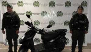 Recuperada moto hurtada