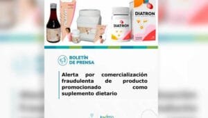 Alerta por comercialización de producto fraudulento