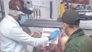 Actividades de control en establecimientos cárnicos