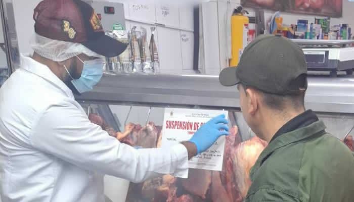 Actividades de control en establecimientos cárnicos