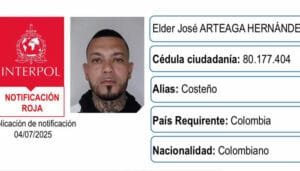 Circular roja contra coordinador de atentado a Miguel Uribe