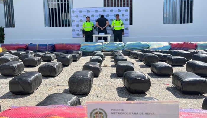 Individuo capturado con marihuana en su poder