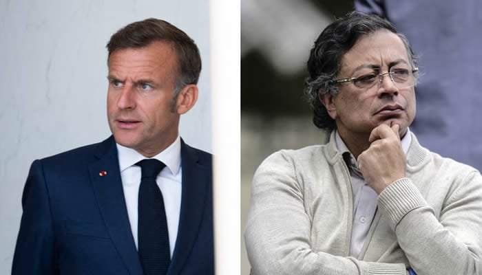 Presidente Petro, de pugna con su par francés