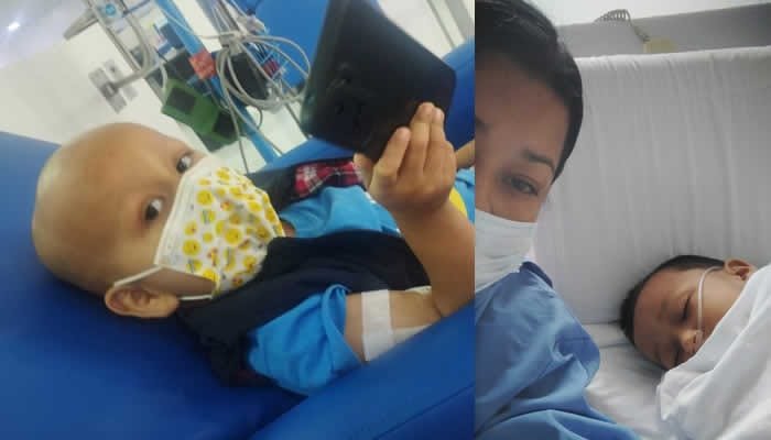 Menor huilense y su lucha contra la leucemia en Bogotá
