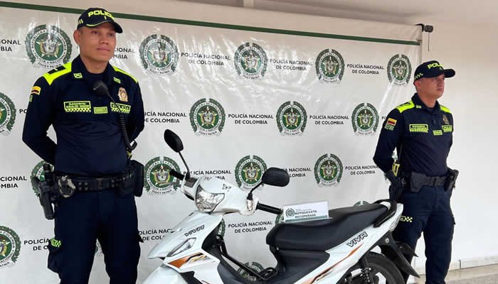 Recuperación de motocicleta en tiempo récord