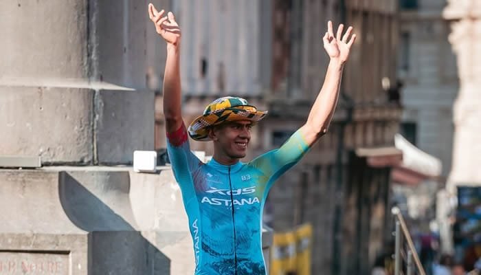 Harold Tejada llegó de 129 en primera etapa del Tour de Francia